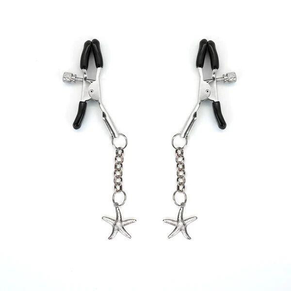 Зажимы для сосков Liebe Seele Starfish Nipple Clamps Silver Sex Aura Киев - изображение 1