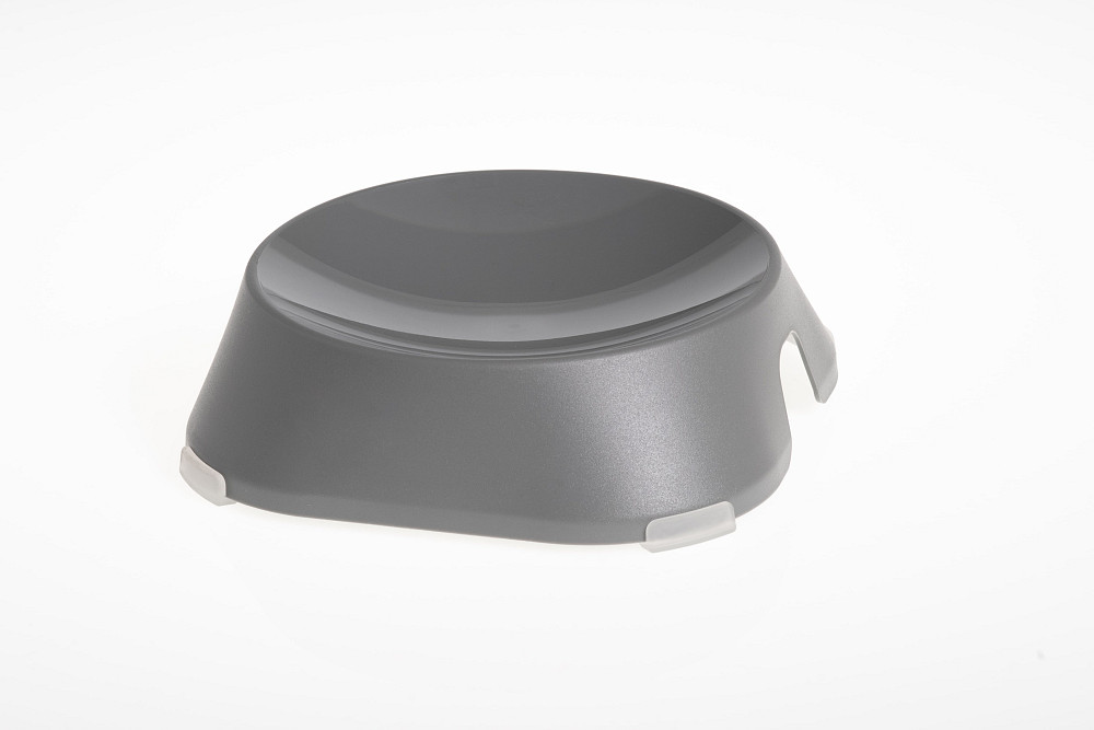 FIBOO пласка миска Flat Bowl, без антиковзких накладок, світло-сірий Київ - фото 1