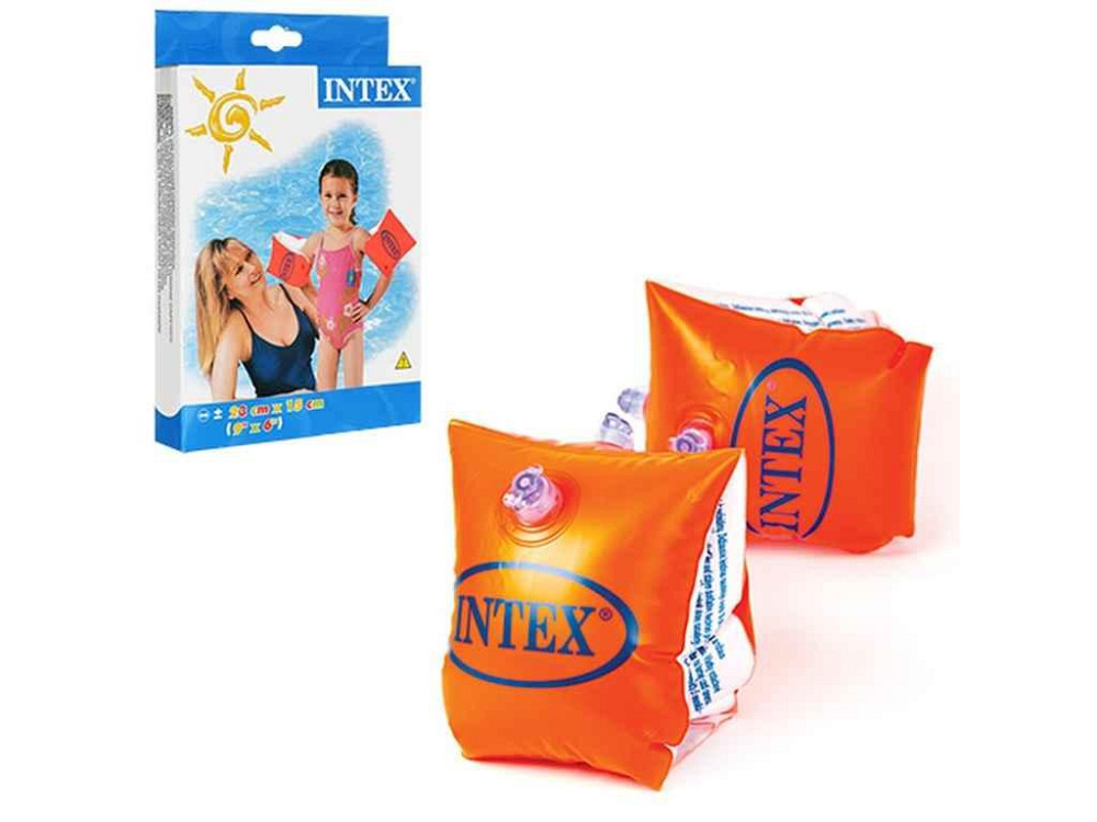 Нарукавники надувные красные 23-15см 3-6роков 18-30кг 58642 ТМ INTEX Киев - изображение 1