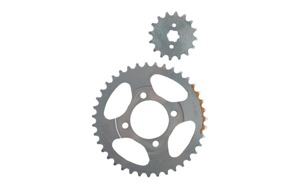 Звезды трансмиссии (пара) мопед Дельта  420-16T + 420-39T Мукачево - изображение 1