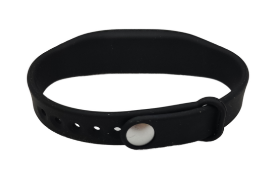 RFID браслет з чипом MIFARE SEVEN R-68 чорний Київ