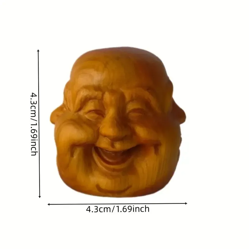 Деревянная фигурка Кашиваги с 4 эмоциями — ручная резьба из кипариса Киев - изображение 4