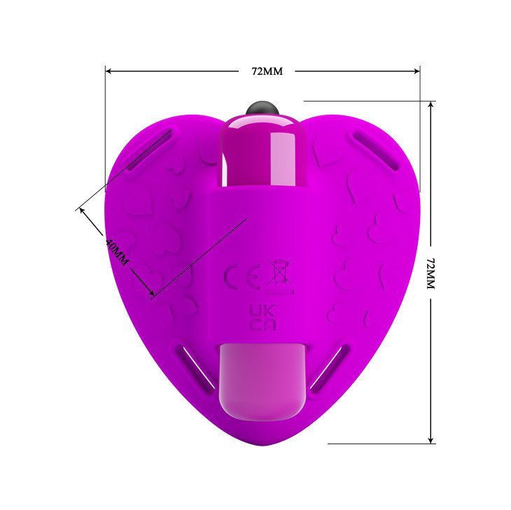 Стимулятор клитора Prety Love - Clitoral Massager Heartbeat 10 vibration functions, BW-022093 Sex Aura Киев - изображение 8