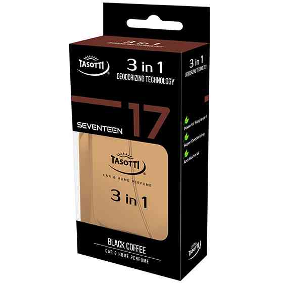 Ароматизатор для авто спрей "3 in 1" Black coffee (Чорна кава) 50мл Tasotti Київ