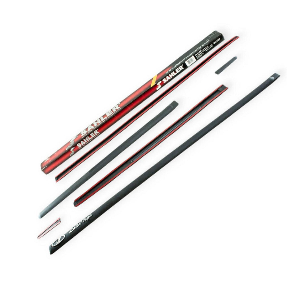 Молдинг ВАЗ 2110-12 узкий 3,5 см, надпись Lada Vega Sahler двери Мукачево - изображение 1