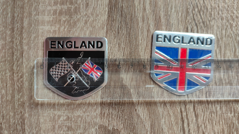 Наклейка на авто, мото Прапори Країн Англії алюміній Київ - фото 8