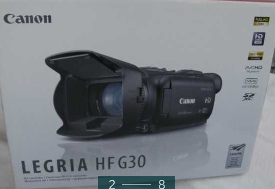 Видеокамера: Canon LEGRIA HF G30. Киев - изображение 2