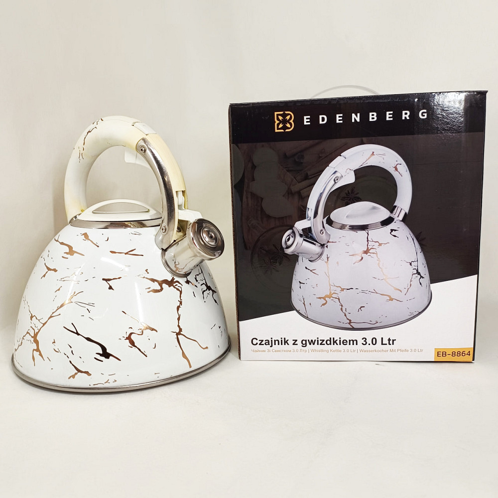 Чайник на плиту для кухні Edenberg EB-12610 3л, Чайники зі свистком заварювальні чайники VO-23 Львів - фото 4