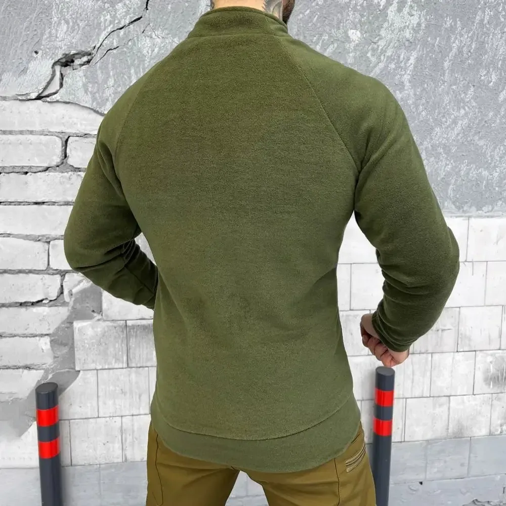 Кофта мужская флиcка тактическая Мастер ЙОДА олива Одесса - изображение 7