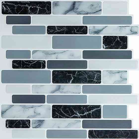 Самоклеющаяся полиуретановая плитка под мрамор 305х305х1мм SW-00001174 Днепр