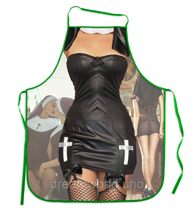 Прикольные фартуки Монашка Харьков - изображение 1