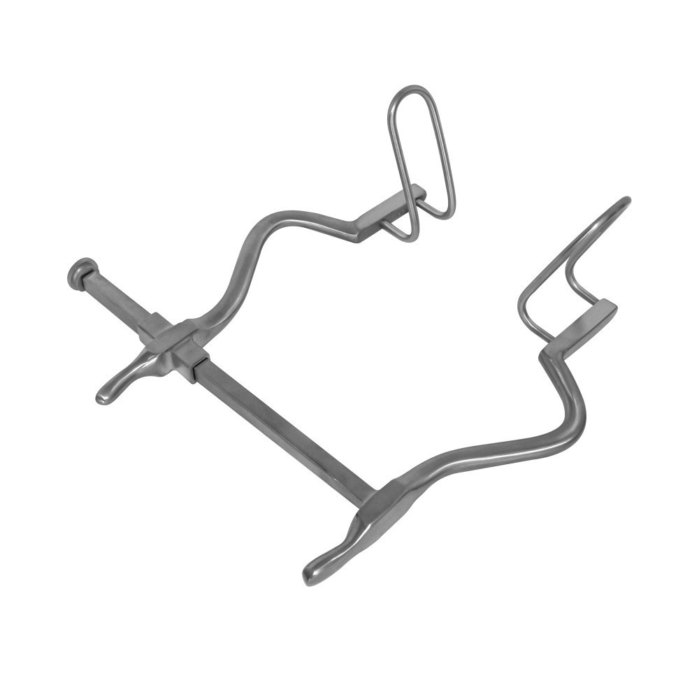 Ретрактор брюшной Gosset, большая лопатка = 63 мм, малая лопатка = 35 мм, ширина открытия = 140 мм, J-19-352 Днепр - изображение 1