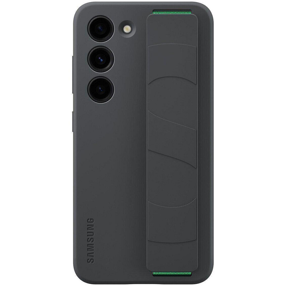 Чохолнакладка Samsung Silicone Grip Case для Samsung Galaxy S23 SMS911 Black (EFGS911TBEGRU) Чорний Харьков - изображение 1