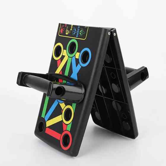 Тренажер-доска для силовых тренировок Foldable, Портативный тренажер для отжиманий EQ-11 Львов