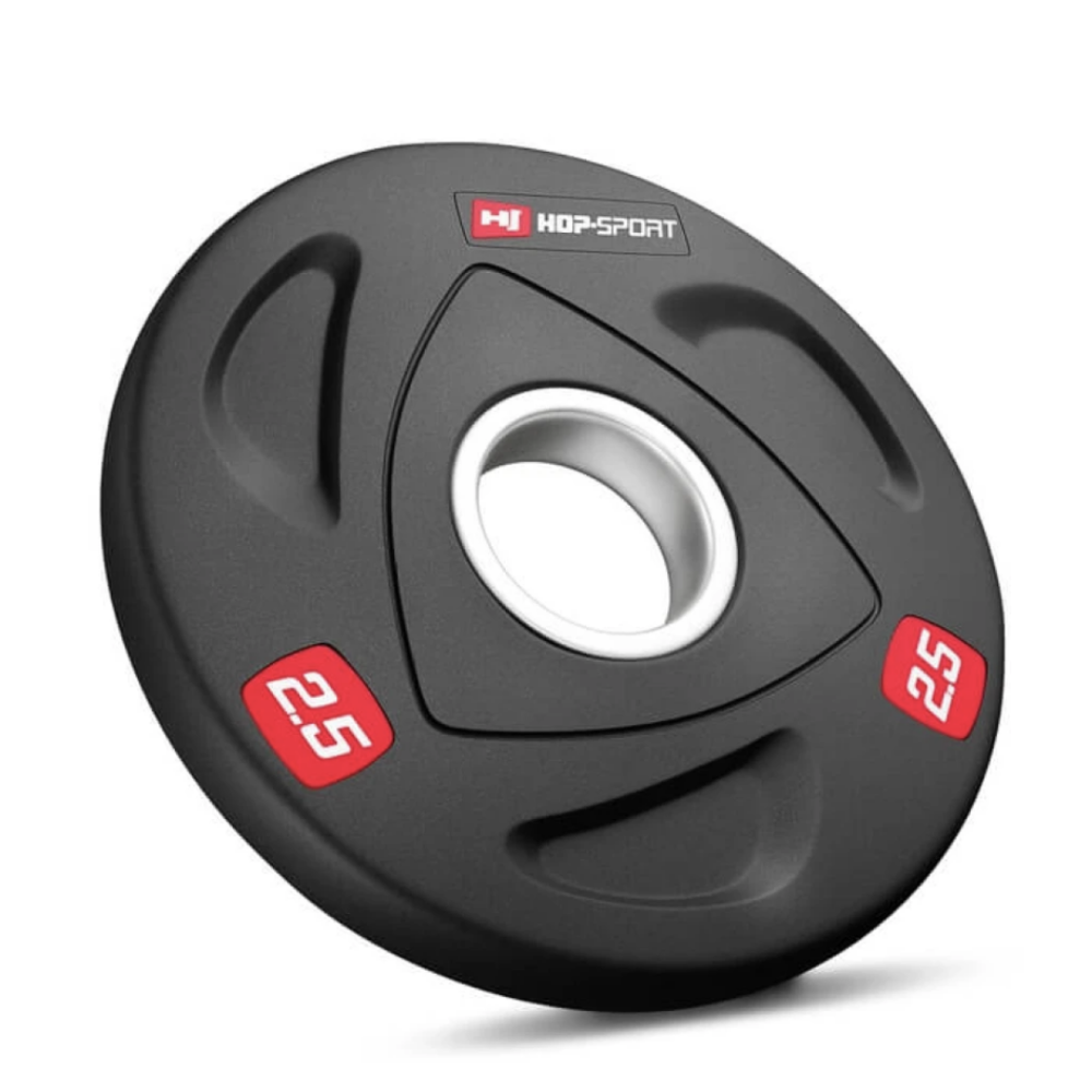 Набір олімпійський Hop-Sport PRO 60кг з грифом 220см Київ - фото 4