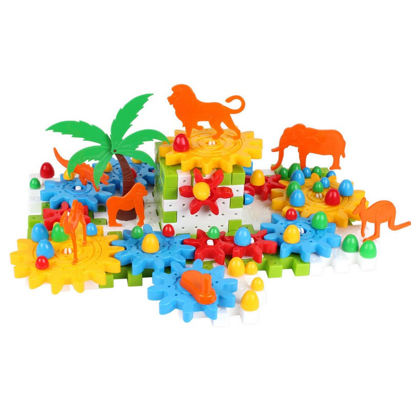 Дитячий набір конструктора "Шестерні з тваринами" 3763TXK 118 деталей Вінниця - фото 2