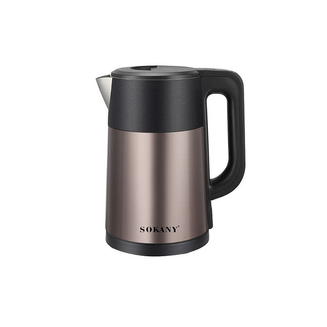 Электрический чайник Sokany SK-09016 1500Вт, объём 2.0 л, автоотключение, индикатор, 360° поворотная Одесса - изображение 5