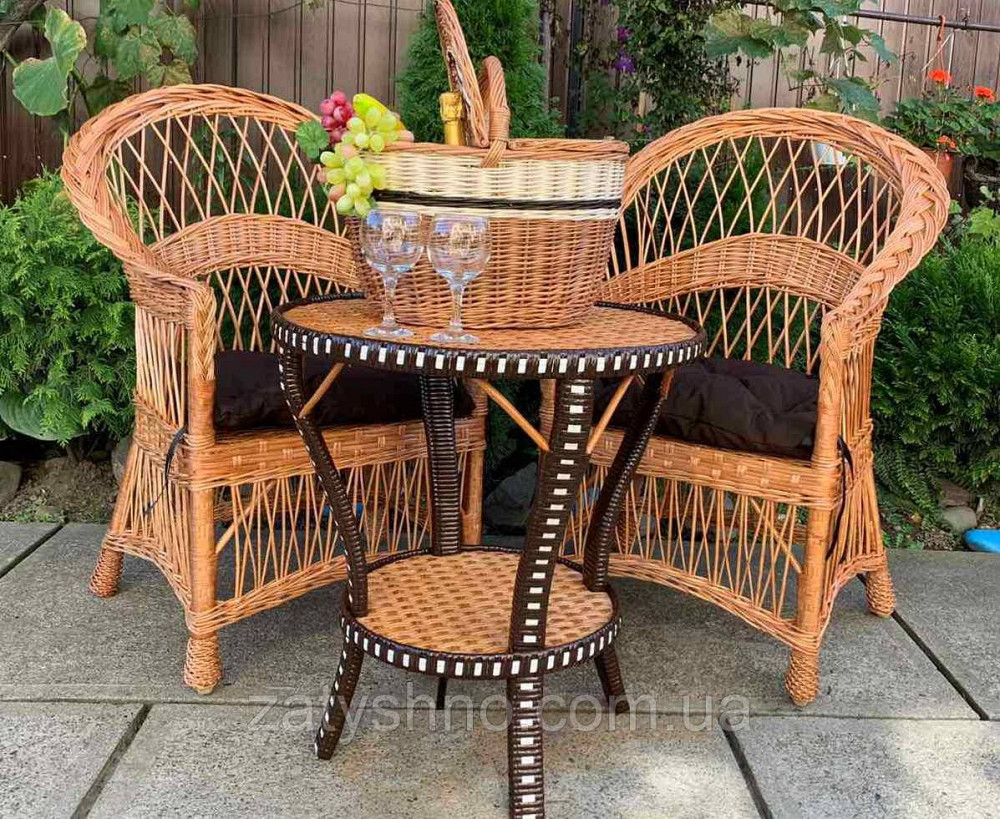 Набор мебели из лозы с корзиной пикник Киев - изображение 3