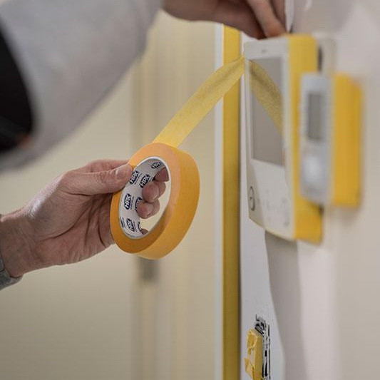 Маскуюча малярська стрічка HPX 4400 для зовнішнього застосування і чітких контурів 50 мм*25 м помаранчева (FP5025) Киев - изображение 9