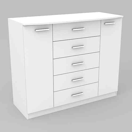 Комод №5, Білий, 1200/450/1000 Львів