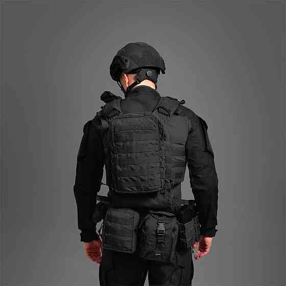 Плитоноска тактическая без плит MPS М8 Pro Cordura 1000 Черный Киев