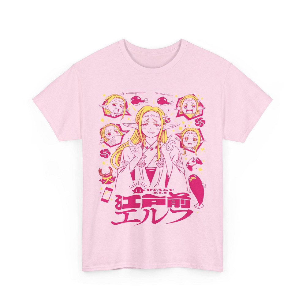 Футболка аниме Аниме Елф Едомае Манга оверсайз (S/M/L) Черний AnimeJ0386 Днепр - изображение 7