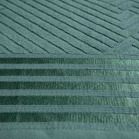 Комплект махровых полотенец SOFT 2шт GM Textile 50х90см, 70х140см 500г/м2 (Бирюзовый) Сумы