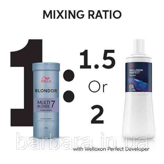 Осветляющий порошок Wella Blondor Multi Blonde Powder 7 рівнів Мультиблонд 400 г Киев