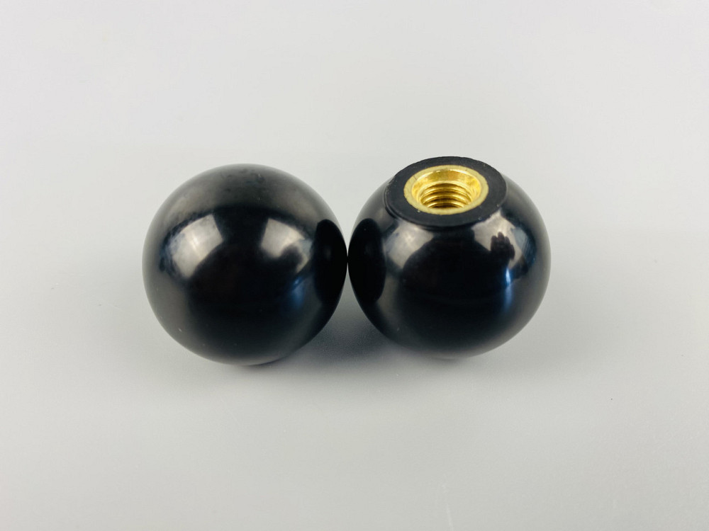 Наконечник важеля універсальний М8, D30 (шар чорний), латунна втулка різь внутрішня М8 Мукачево - фото 10