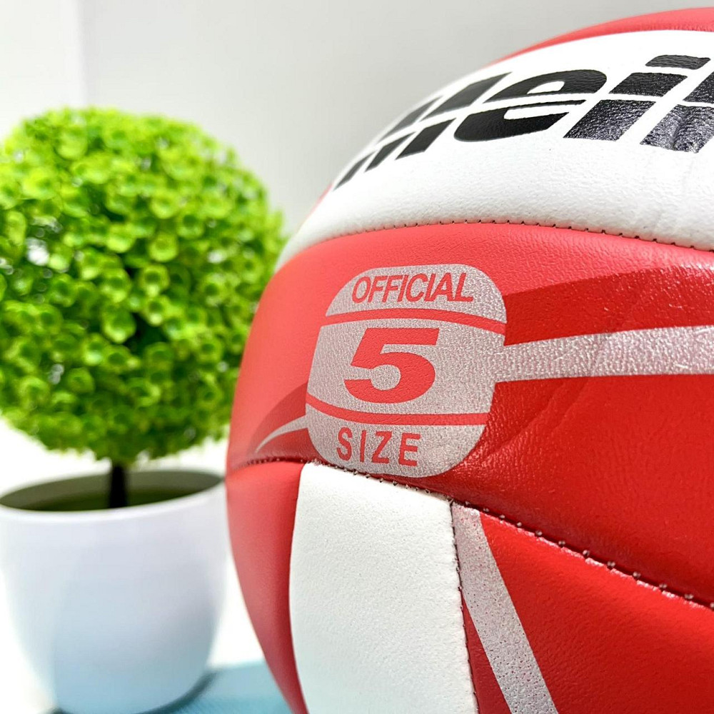 М'яч волейбольний офіційний розмір 270г Червоний (MS 4336) Чернігів - фото 5