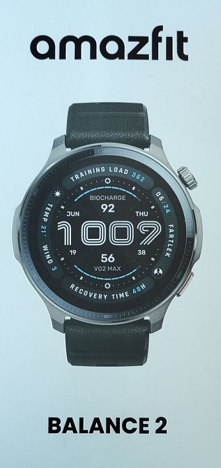 Смарт-годинник Amazfit Balance 2 AMOLED 1.5"  Black Харків - фото 3