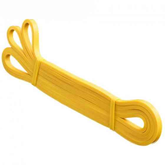 Еспандер-петля (гумка для фітнесу і кроссфіту) PowerPlay 4115 Power Band Light Жовта (5-14kg) Луцьк
