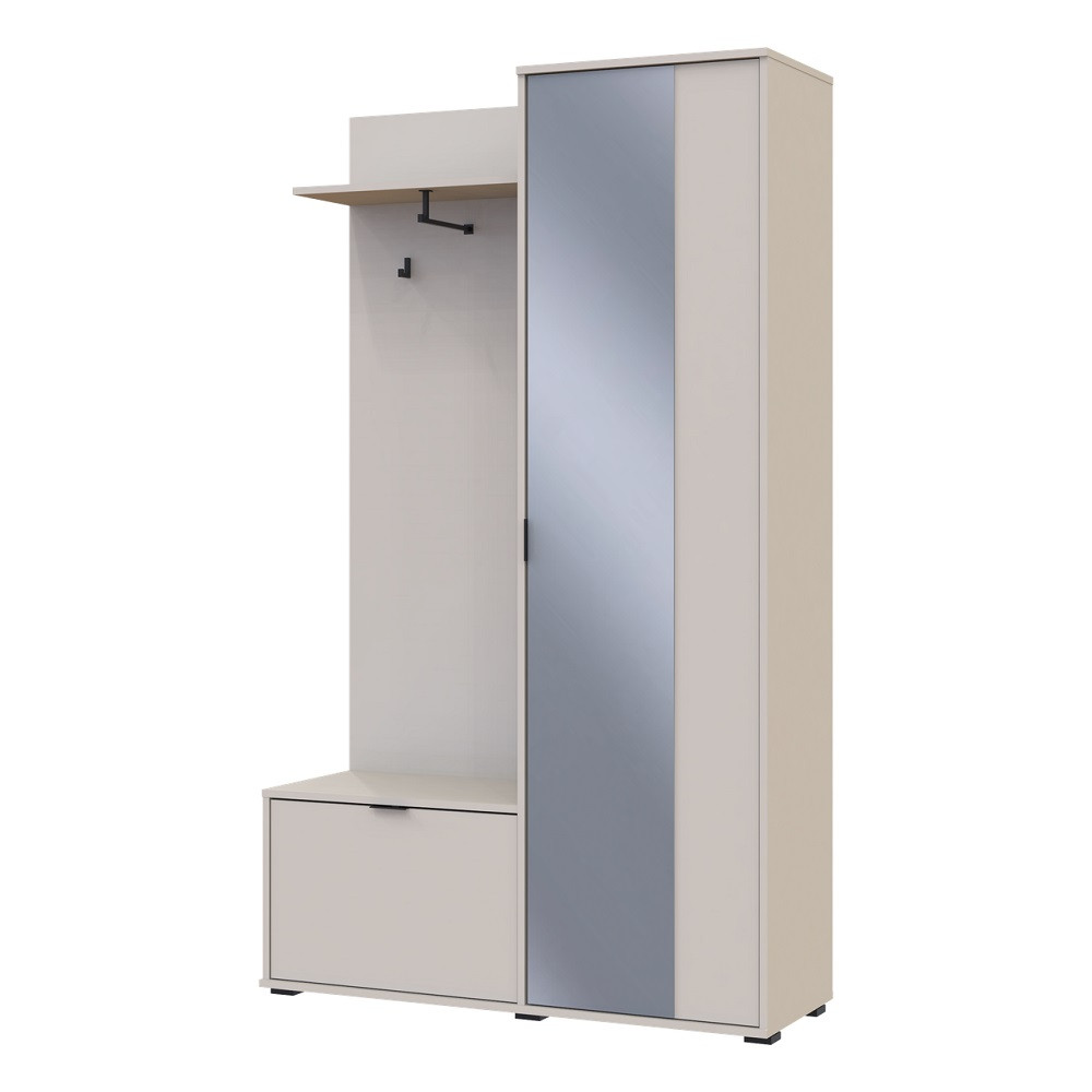 Передпокій Doros Дора Кашемір 1 ДСП/1 Дзеркало 113.5х40х192 DRS-011780 (44900364) Львів - фото 1