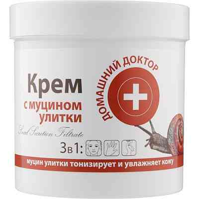 Крем для тіла Домашній Доктор З муцином равлика 250 мл (4823015943485) Вінниця