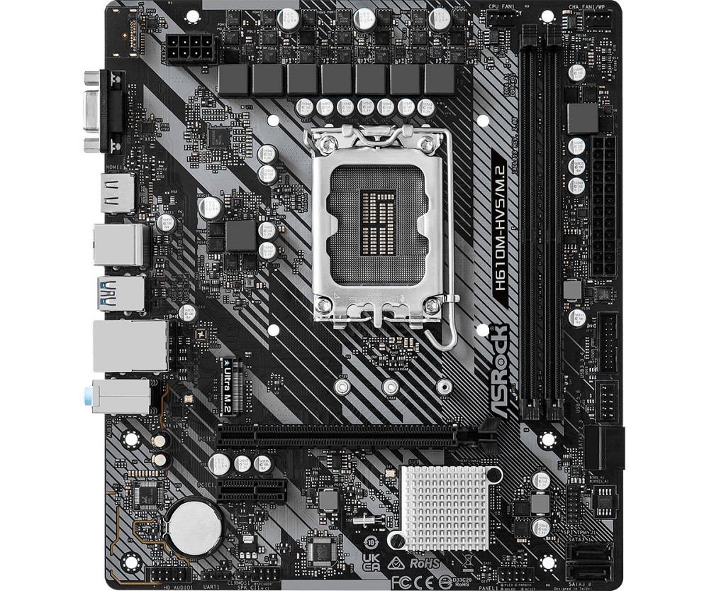Материнська плата ASRock H610M-HVS/M.2 R2.0 Socket 1700 microATX Харків - фото 1