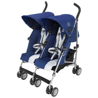 Коляска Maclaren Twin Triumph для двійні Blue/Silver (WM1Y120042) Вінниця - фото 1