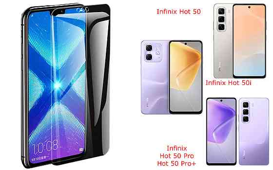 Защитное стекло NeoGlass для Infinix Hot 50, Hot 50i, Hot 50 Pro, Hot 50 Pro+ – ультрапрозрачное и устойчивое Киев