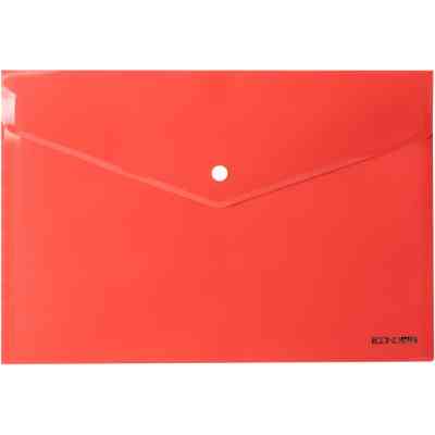 Папка - конверт Economix А4 180 мкм фактура "глянец" красная (E31301-03) Винница