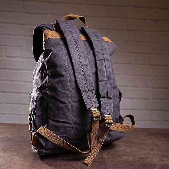 Похідний рюкзак canvas Vintage 20110 Сірий Київ