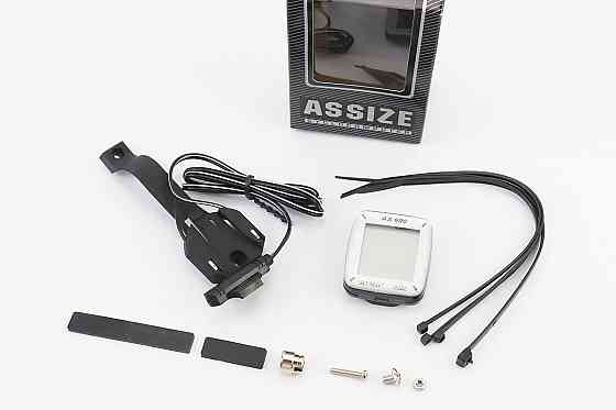 Велокомп'ютер 11-функцій, дротовий, чорно-сірий AS-600 (без батарейок) Київ