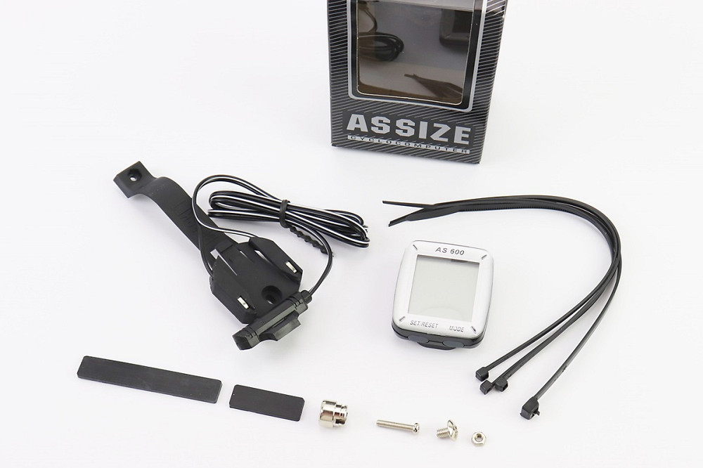 Велокомп'ютер 11-функцій, дротовий, чорно-сірий AS-600 (без батарейок) Київ - фото 1