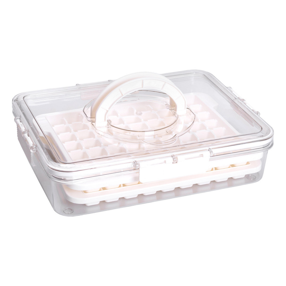 Yiwu Контейнер для заморожування льоду 126 відсіків 30,5х24х7 см Бежевий HP-27-8 Коломыя - изображение 5