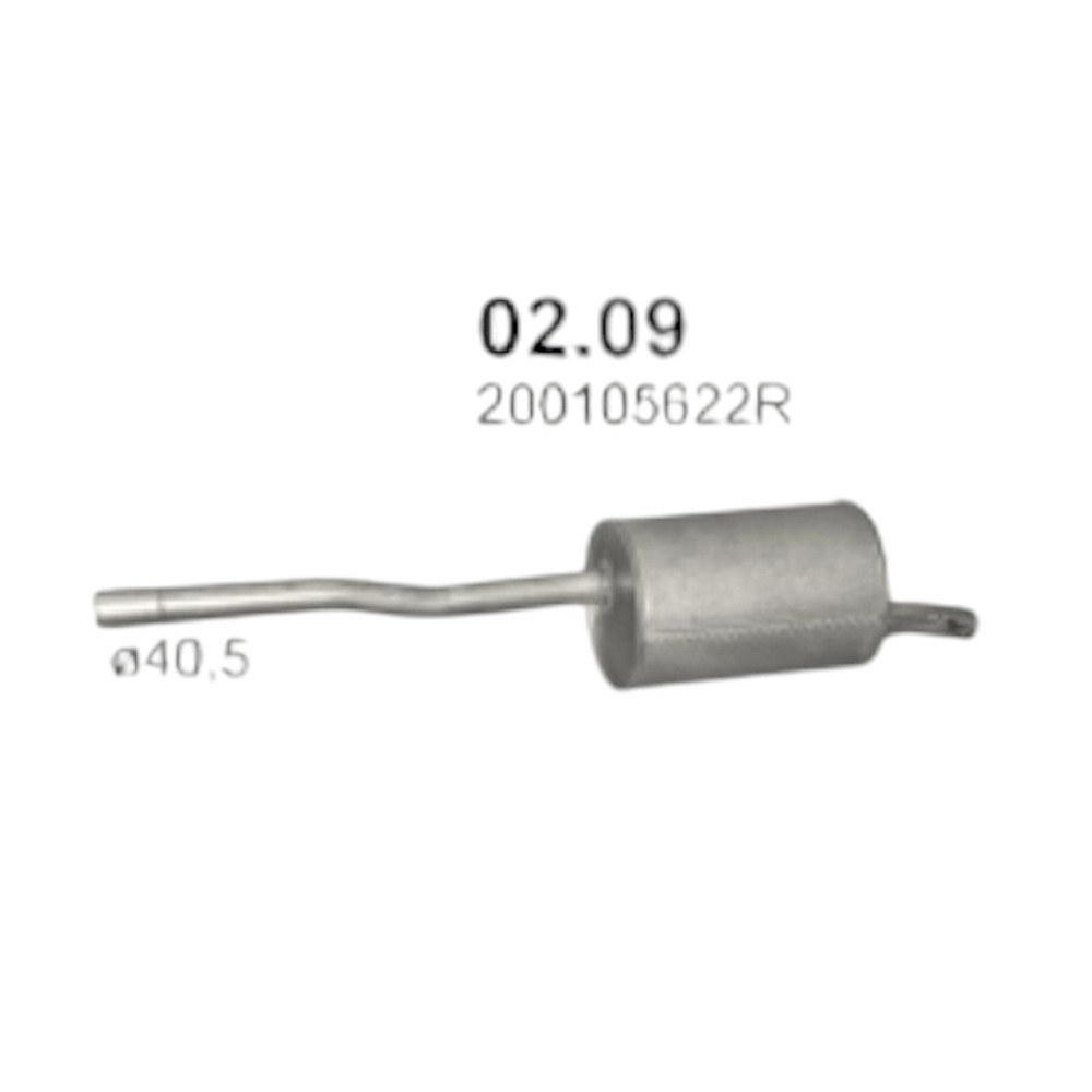 Глушитель Логан Kombi 1.5D Dacia Мукачево - изображение 1