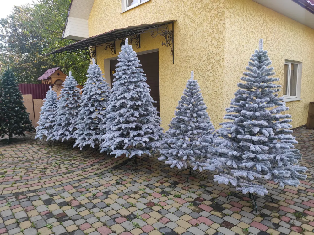 Лита штучна ялинка Елітна засніжена (висота – 2.30 м) Київ - фото 9