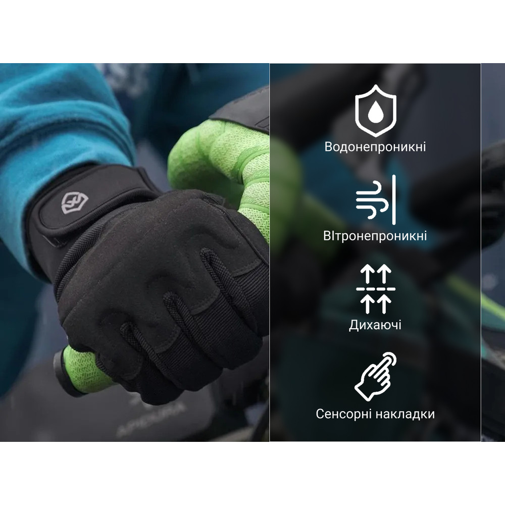 Рукавички водонепроникні Dexshell Arendal Biking Gloves, p-p L, зимові, чорні Київ - фото 2