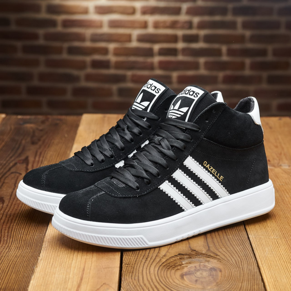 Чоловічі теплі зимові стильні черевики з натуральної шкіри та хутра А-21-4 Харків - фото 1