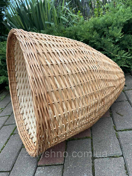 Люстра плетеная из лозы под плафон Киев - изображение 3