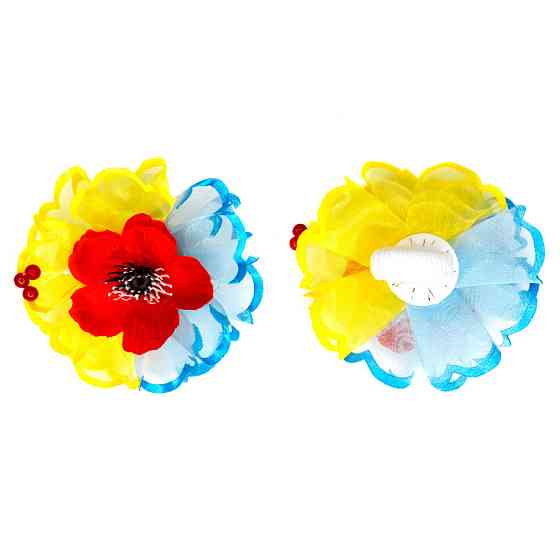 Дитяча резинка для волосся "Маки" 0108-383 Вінниця