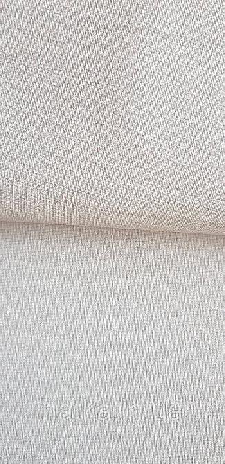 Обои виниловые на флизелине A.S.Creation UNITA 1.06x10 однотонные под ткань тонкая полоска рогожка матовые сер Киев - изображение 3