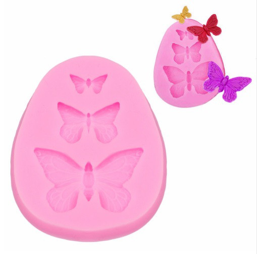Кондитерский молд Бабочки 73 на 57 мм розовый Киев - изображение 6